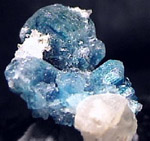 cristalli di euclasio (blu, blu-verdastro)